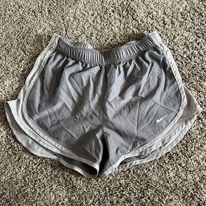 Nike Dri-Fit Women's Light Gray Athletic Shorts